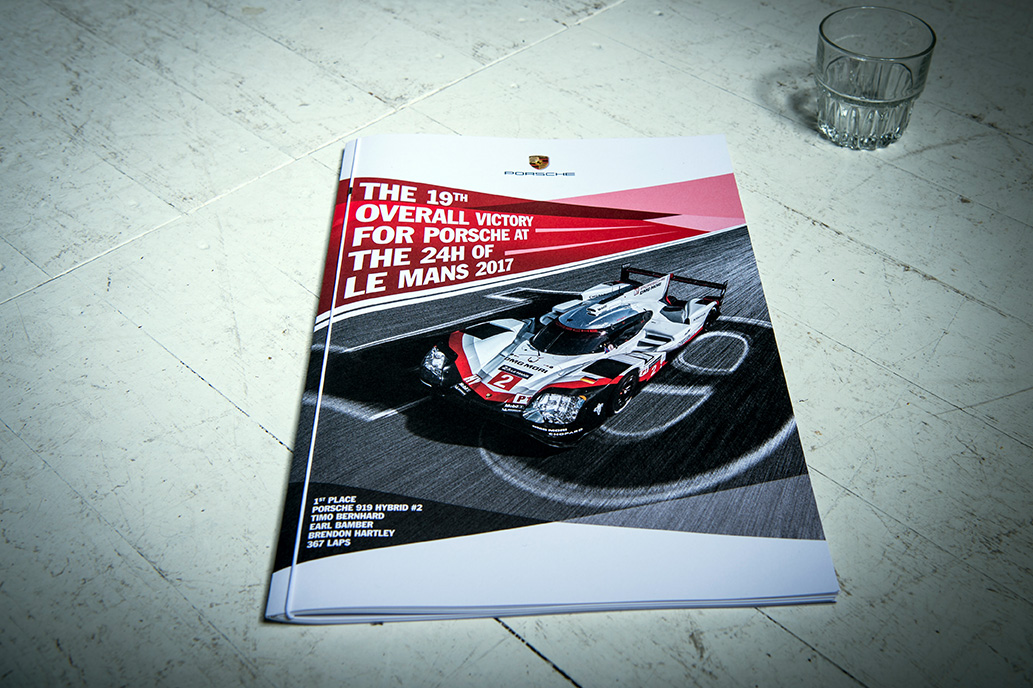 Porsche Le Mans Oversize Winners Booklet Reproshot Tom Boden